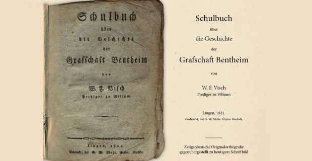 Jetzt erhältlich: Schulbuch der Grafschaft Bentheim von 1821
