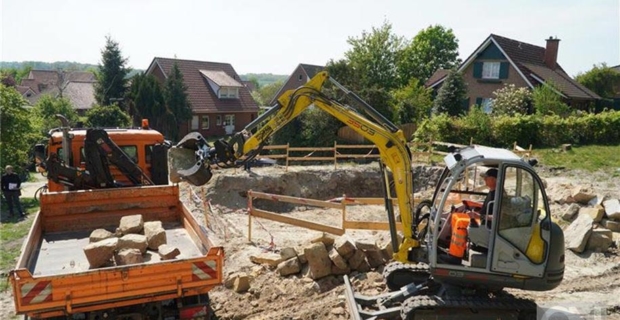 Bentheimer spendet Sandsteine aus abgebranntem Haus