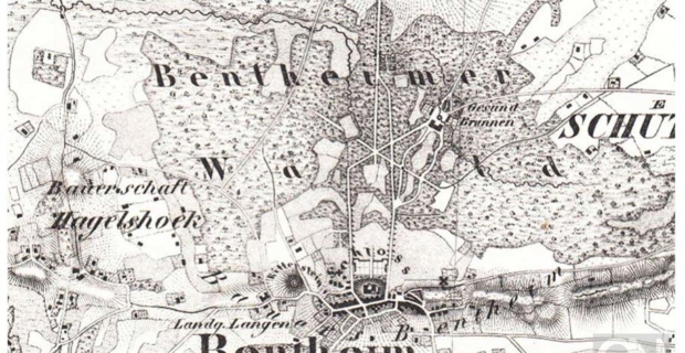 Klicktipp: Historische Landkarte von Bad Bentheim